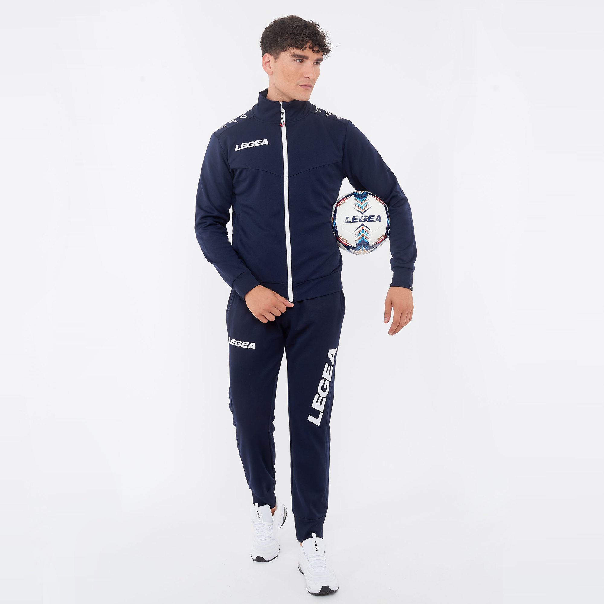 Legea Tuta Alabama Tokyo Sportiva Slim - 100% Poliestere - Collo Alto - Zip